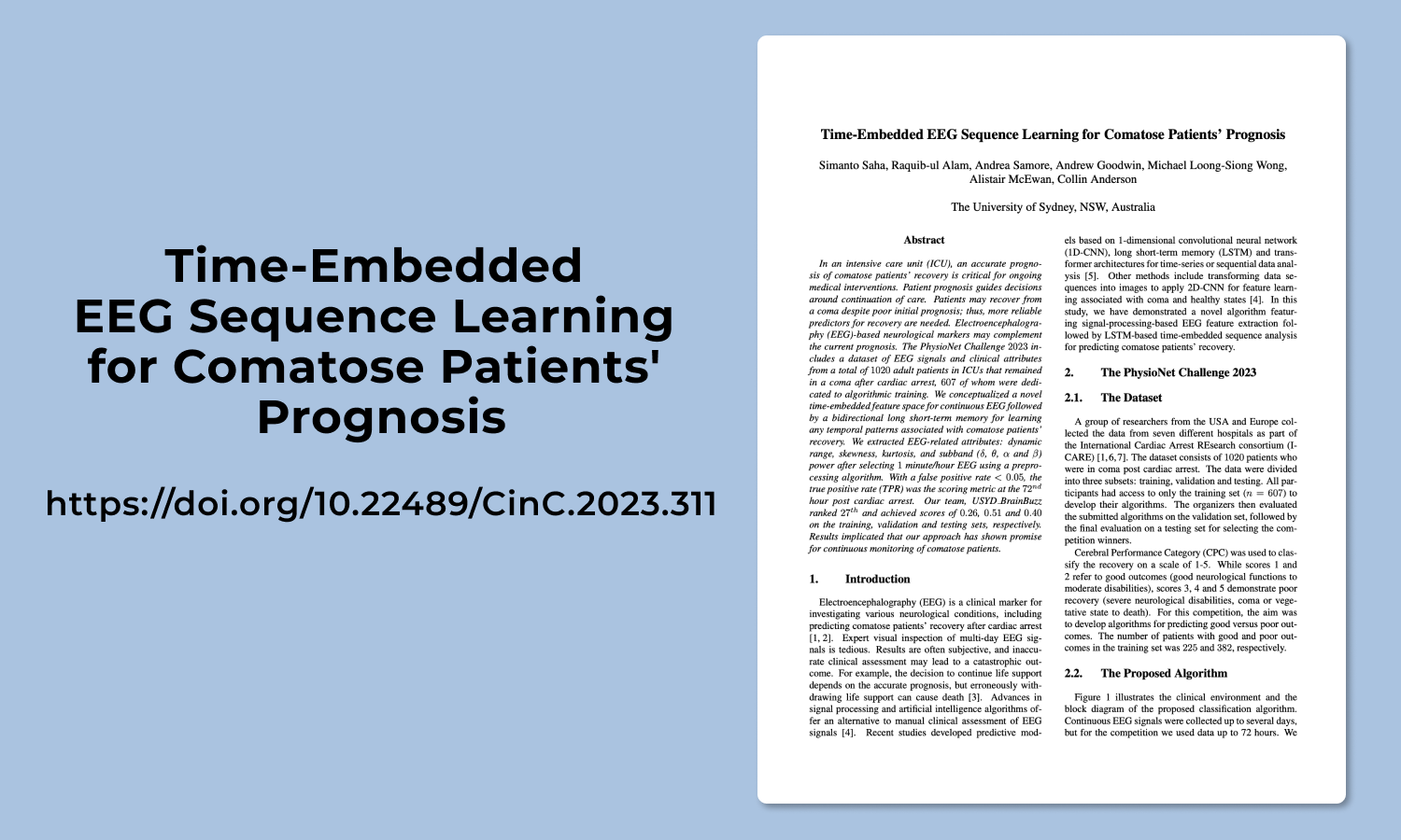 Time Embedded EEG Paper