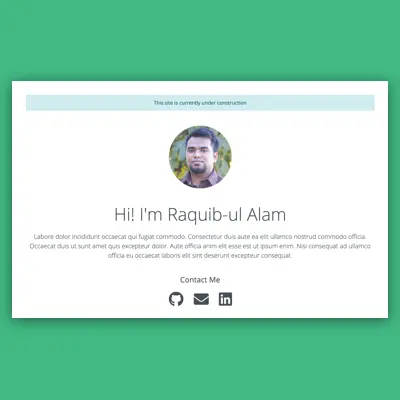Personal Portfolio Website