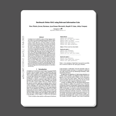 Better RAG using Relevant Information Gain